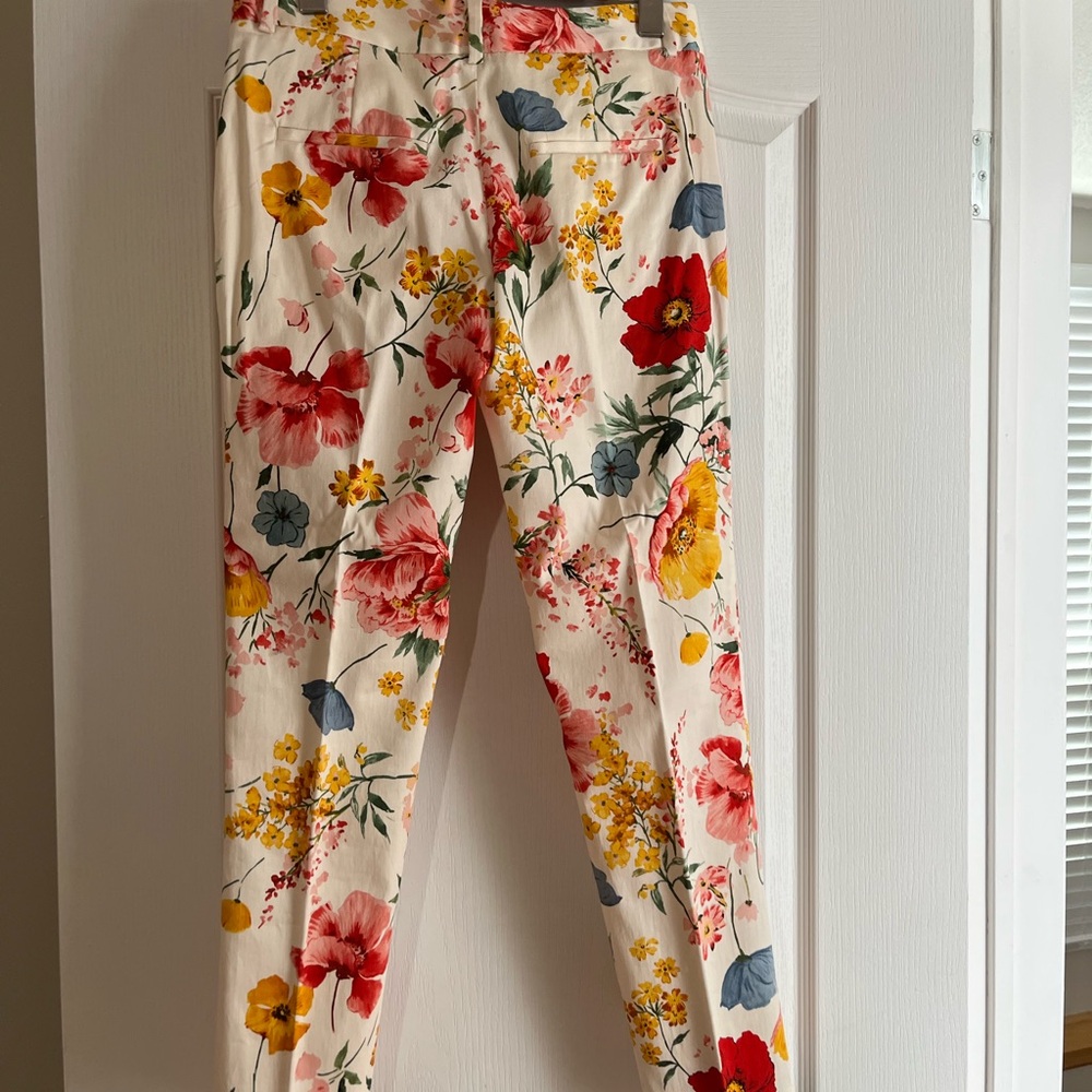 Zara Multicolor Floral Trousers